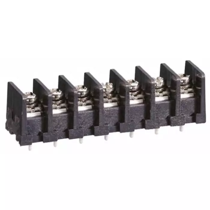 Sato Parts Barrier Strip 7 Contact 7.62 mm Pitch 1 Row 10 Amp 250 V Solder Termination, ML-40-S1BYF-7P