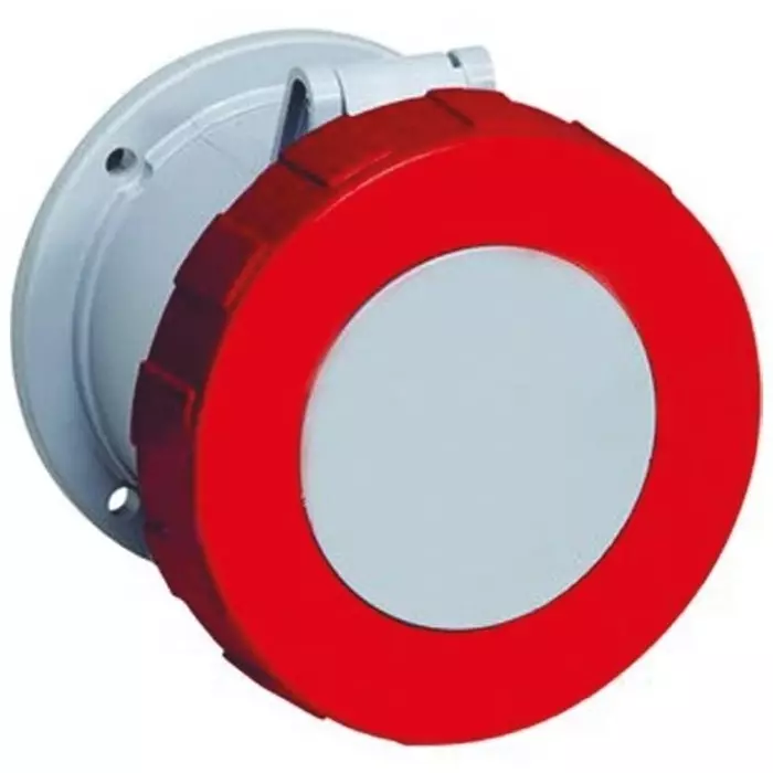 Amphenol Industrial Tough Safe IP67 Red Panel Mount 3P + N + E Industrial Power Socket, Rated At 125A, 415 V, 2CMA167142R10004125RU6W