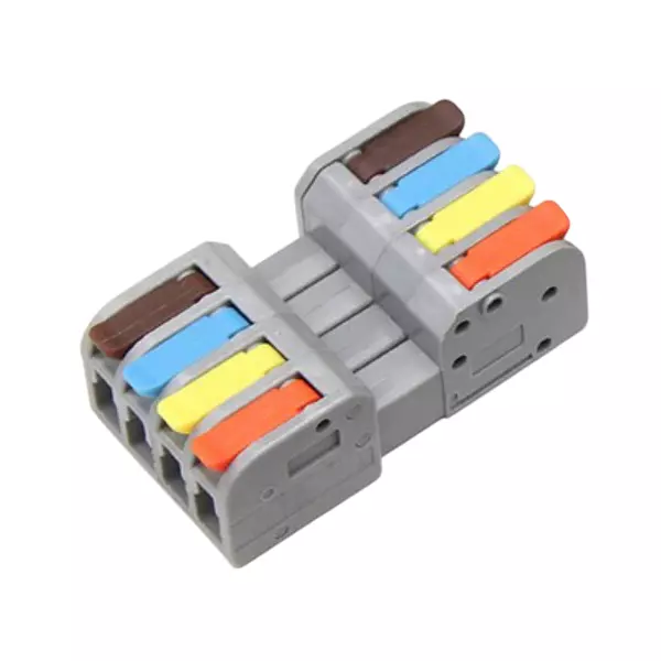 ENERTECH Parallel Type Connector 4 Way for Industrial Use, 2604D-4P