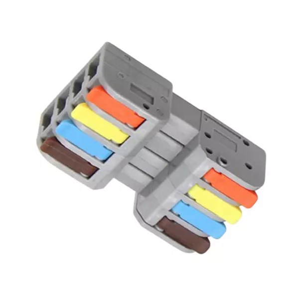 ENERTECH Parallel Type Connector 4 Way for Industrial Use, 2604D-4P