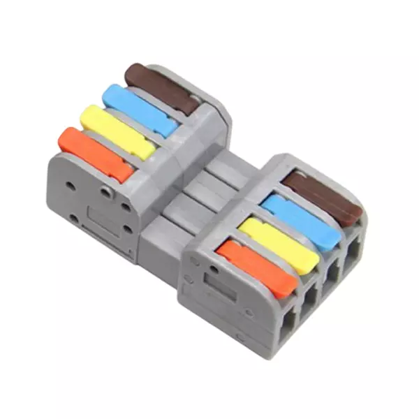 ENERTECH Parallel Type Connector 4 Way for Industrial Use, 2604D-4P
