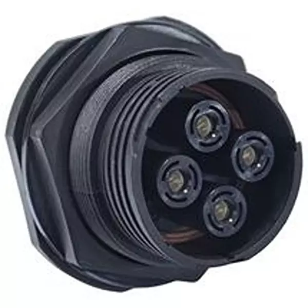 AMPHENOL INDUSTRIAL Circular Connector RCPT, 3POS, SIZE 20, CRIMP, APC07-20-3P