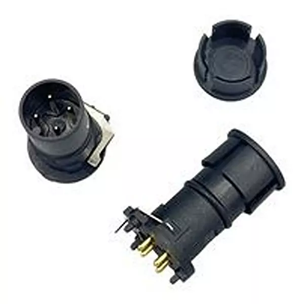 NORCOMP Sensor Conn, M12, 4Pos, Plug, Pcb, 862-004-113R001