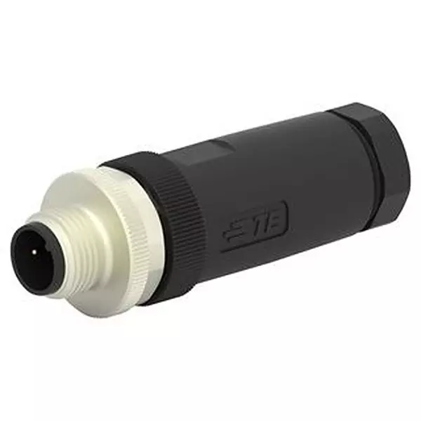TE CONNECTIVITY Sensor Conn, M12, Plug, 2Pos, Cable, T4111002021-000