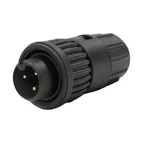 SWITCHCRAFT/CONXALL Circular Sealed Conn, Plug, 3Pos, Cable, 6280-3PG-311