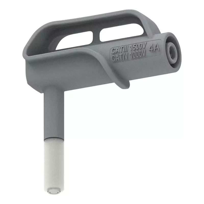 CAL TEST ELECTRONICS 8 mm Magnetic Conn-Sheathed 4 mm Jack, Gry, CT4518-8