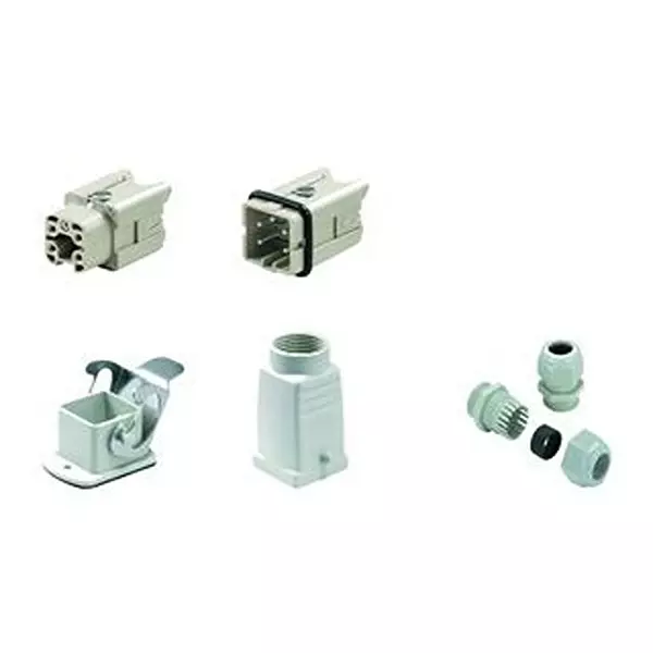 WEIDMULLER Hdc Kit, 4Pos, Size 1, M20, Screw, Hdc-Kit-Ha 04.401 M