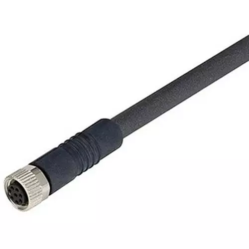 Omron Connection Cable 10m Length, M8 Straight Connector, D41D-8P5-CFM8-710M
