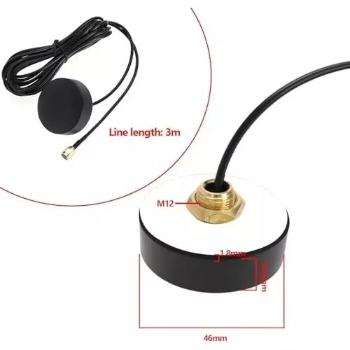 nbr-5dbi-157542mhz-gps-antenna-active-cylinder-screw-mount-with-adhensive-magnetive-omni-3-meters-cable-connector-type-sma-male-for-gps