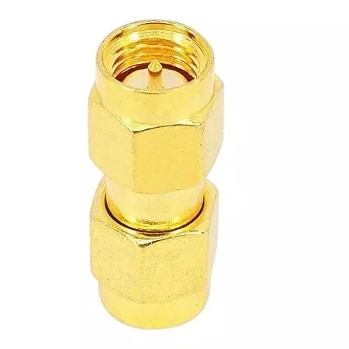 NBR SMA Male to SMA Male Antenna Connector Adapter ≤0.15 dB/3 GHz Insertion Loss, TA024-1.1