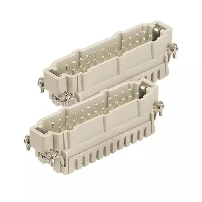 Harting Han Es Cage Clamp Terminal Male Insert 24 Pin 25–48 Contact 16 A 500 V, 09330242626
