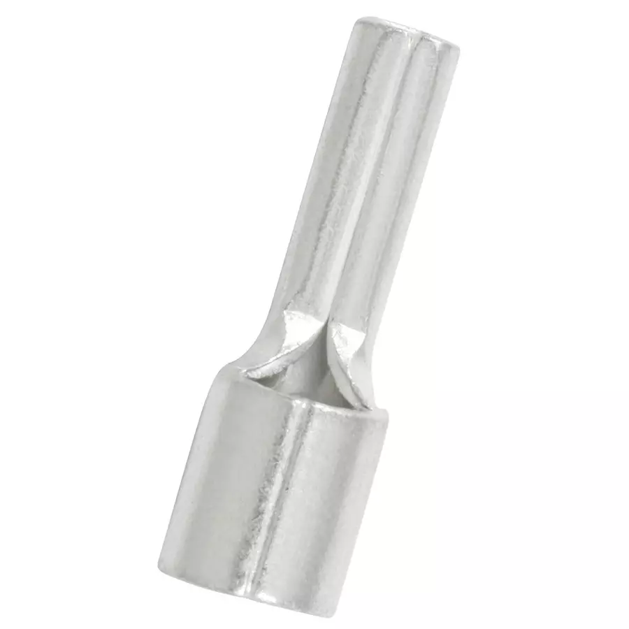 RS PRO Crimp Pin Connector Copper Tin Silver Uninsulated 8 AWG 22 mm, 2707616 (Pack of 500 Pcs)