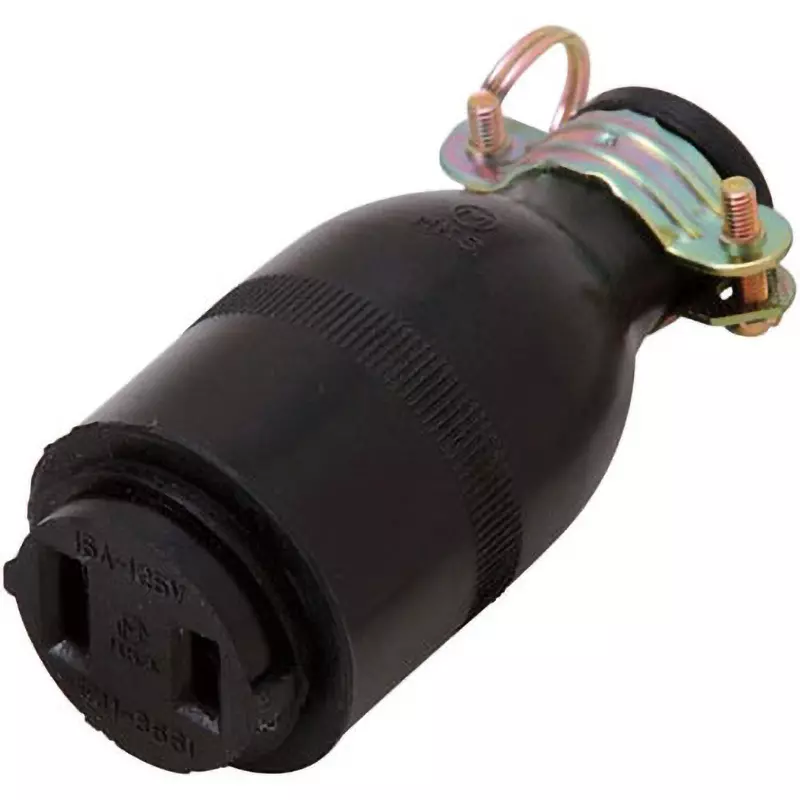 SK11 Rubber Connector Body AC125 V Rated Voltage 15 A Rated Current 2 P 15 A 125 V Outlet Shape, HC-1