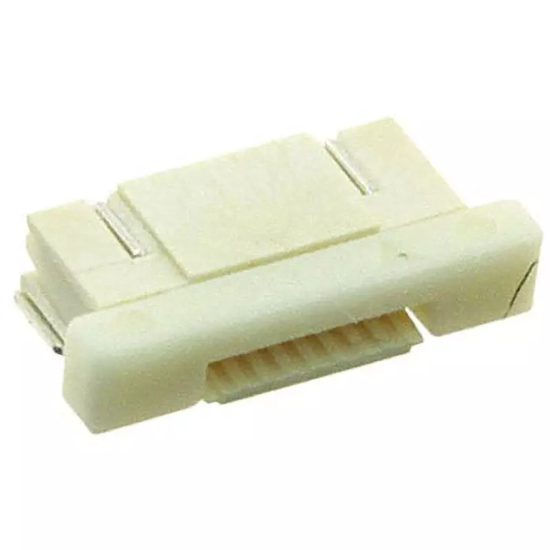 TE CONNECTIVITY FPC/FFC Connector Copper Phosphate Material 250 AC Rated Voltage 0.5 Cell Spacing, 1734592-8 (Pack of 10)