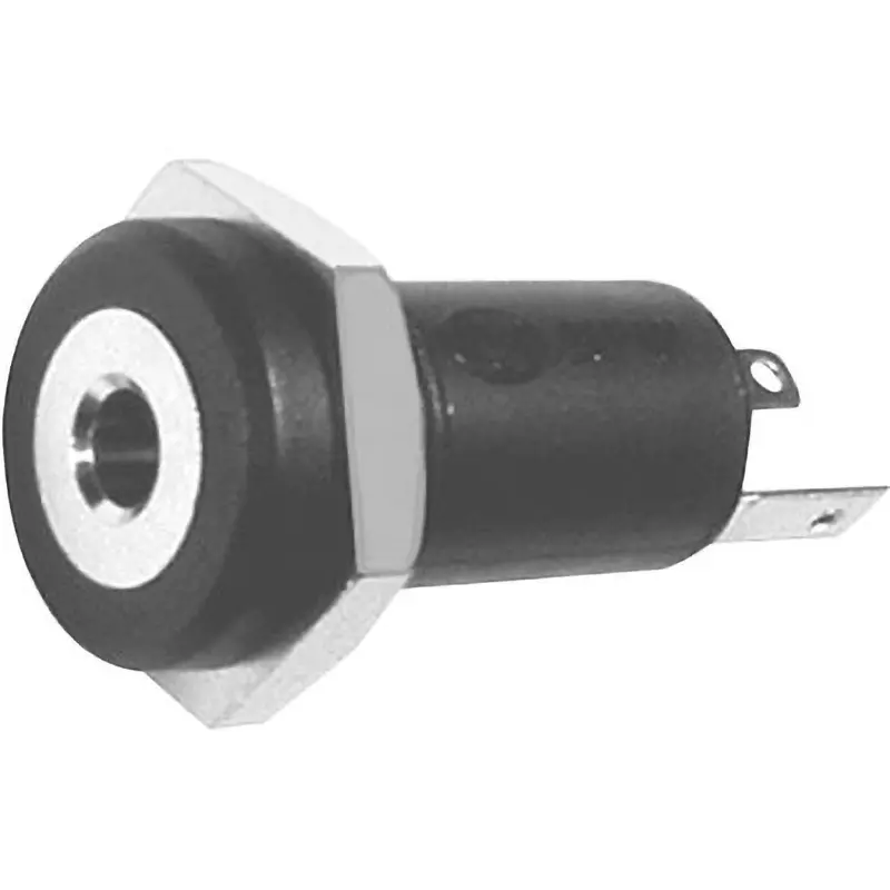 MARUSHIN ELECTRIC Single Head Jack 3 Pole Straight Female, MJ-071H (Pack of 10)
