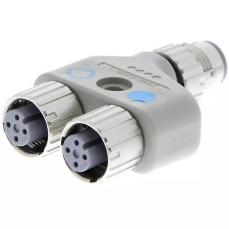 Omron Waterproof Connector Round Type Y-Shaped Joint Plug / Socket, XS5R-D426-1