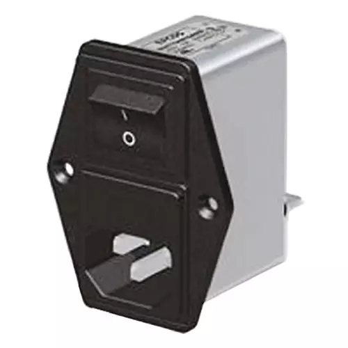 Epcos B84776 Series Panel Mount IEC Inlet Filter 4 Amp 250 V AC/DC, B84776A0004A000 (Pack of 24)