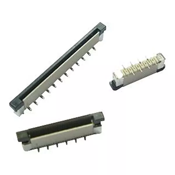 WURTH ELEKTRONIK FFC Board Connector Smt, 0.5 mmvert, 10Way, 687310124422
