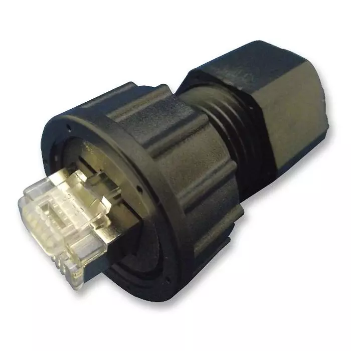 MULTICOMP PRO Modular & Ethernet Connectors PLUG, STP, CAT5E, CABLE MOUNT, IP67, 8P, 2TJ3000-W05100