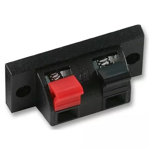 MULTICOMP PRO Speaker Connectors AUDIO CONN, JACK, 2POS, PANEL, BLK/RED, PS000176