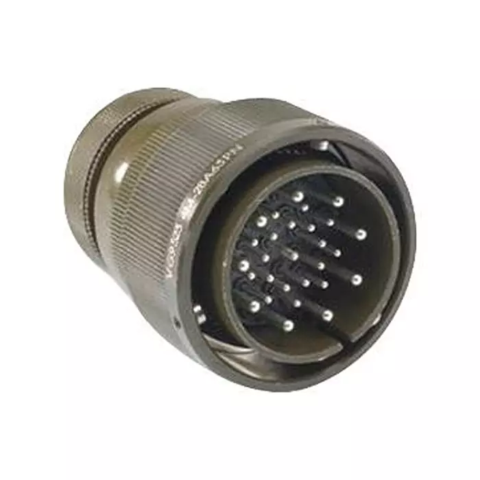 ITT CANNON Circular MIL Spec Equivalent Connectors CIRCULAR, SIZE 18, 8WAYS, PIN, CA3106F18-8PBF42