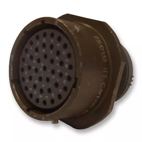 ITT CANNON Circular MIL Spec Equivalent Connectors CONNECTOR, CIRCULAR, SIZE 22, 55WAY, KPSE01A22-55SW