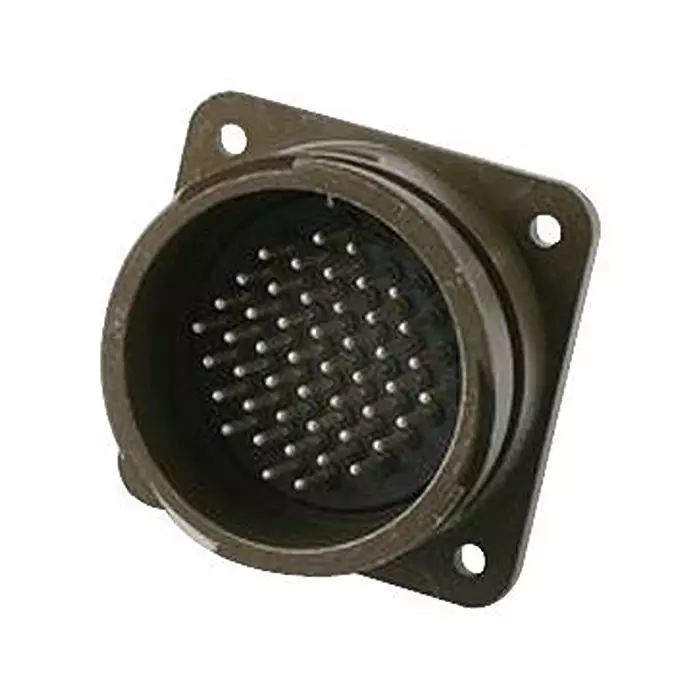 ITT CANNON Circular MIL Spec Equivalent Connectors CIRCULAR, SIZE 28, 12WAYS, PIN, CA02COME28-51PBF80