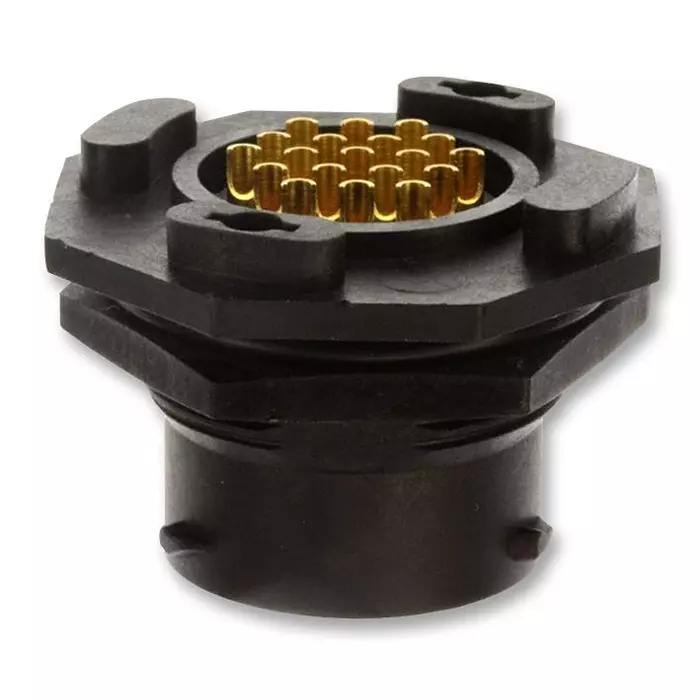 SOURIAU-SUNBANK / EATON RECEPTACLE, HISEAL, SIZE14, 19WAY, SKT, UTS714E19S