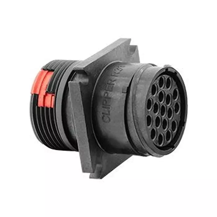 SOURIAU-SUNBANK / EATON CIRCULAR CONN, RCPT, 18POS, FLANGE, CL1R3100