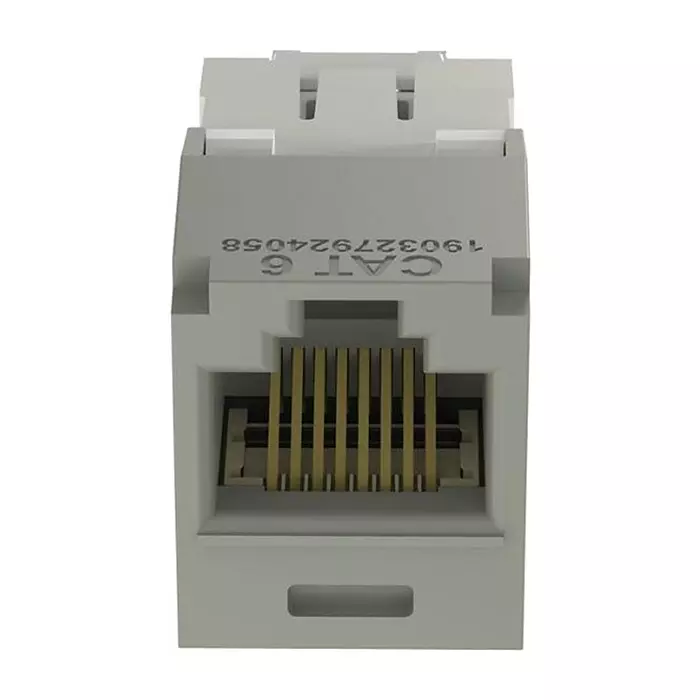 PANDUIT Modular & Ethernet Connectors RJ45 CONN, JACK, 8P8C, 1PORT, GREY, CJ688TGIG-24 (Pack of 24)
