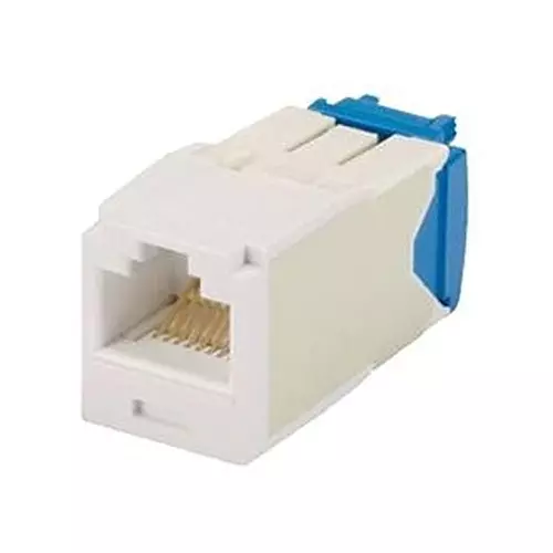 PANDUIT Modular & Ethernet Connectors RJ45 CONN, JACK, 8P8C, 1PORT, WHITE, CJ6X88TGWH-24 (Pack of 24)