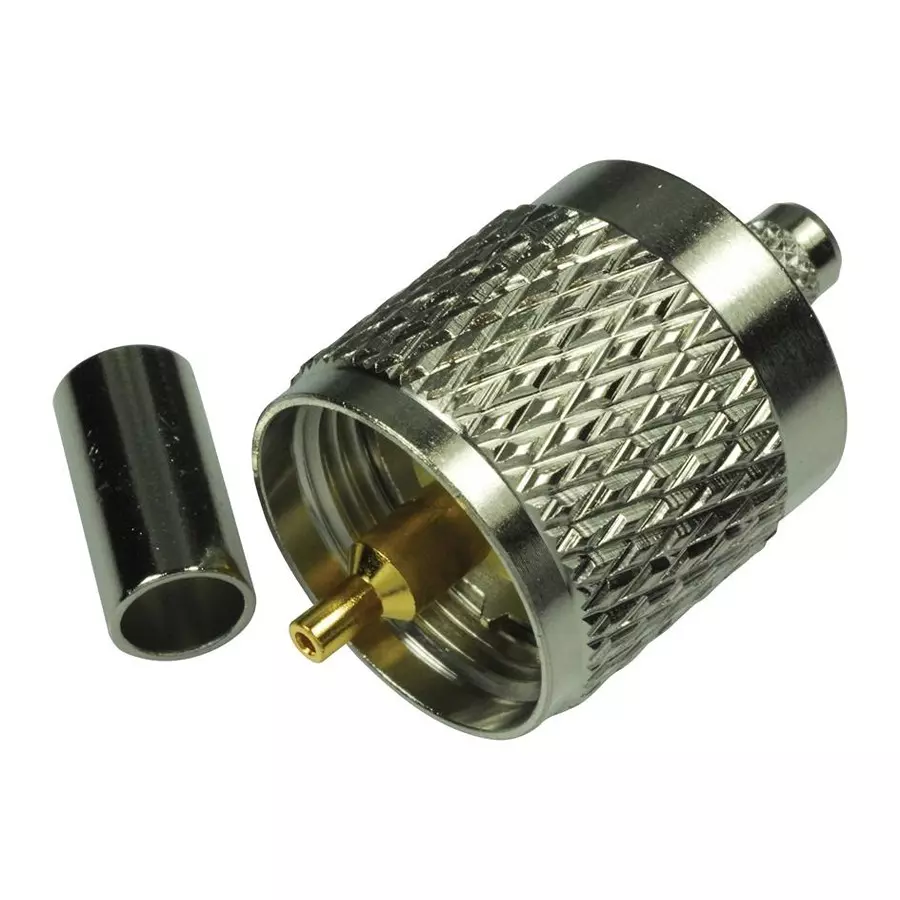 AMPHENOL RF RF Connectors CONNECTOR, UHF, PLUG, 50 OHM, CABLE, 182100