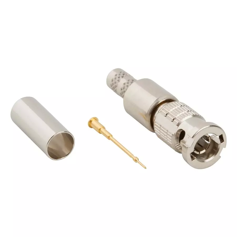 AMPHENOL RF RF Connectors RF COAXIAL, HD BNC PLUG, 75 OHM, CABLE, 034-1026-12G.