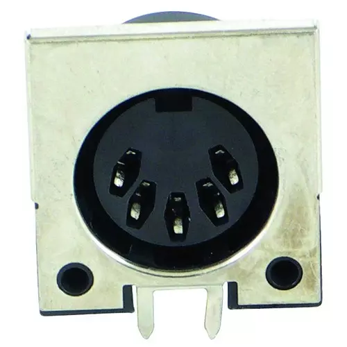 SWITCHCRAFT/CONXALL Connector, Din, Jack, 5 Position, 57PC5FS