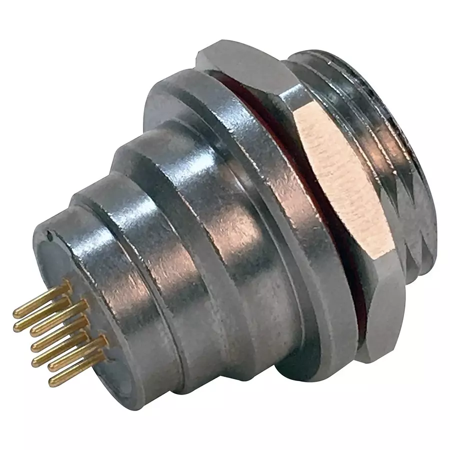 SWITCHCRAFT/CONXALL Circular Connector, Rcpt, 5Pos, Panel, HS2P5F20-BPE