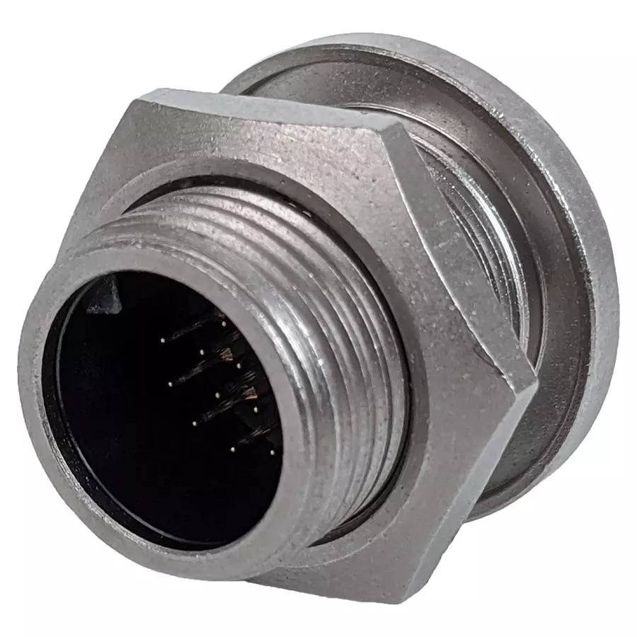 SWITCHCRAFT/CONXALL Circular Connector, 18Pos, Rcpt, Pcb, SF7984-18PG-3ES