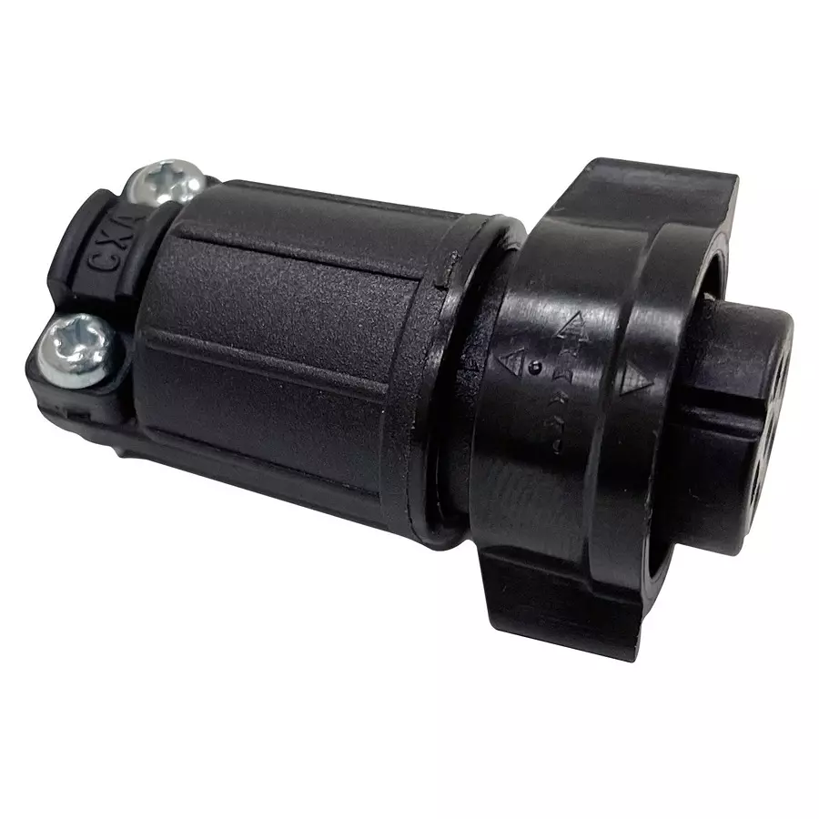 SWITCHCRAFT/CONXALL Circular Conn, Plug, 3Pos, Crimp, W3180-3SG-P-535