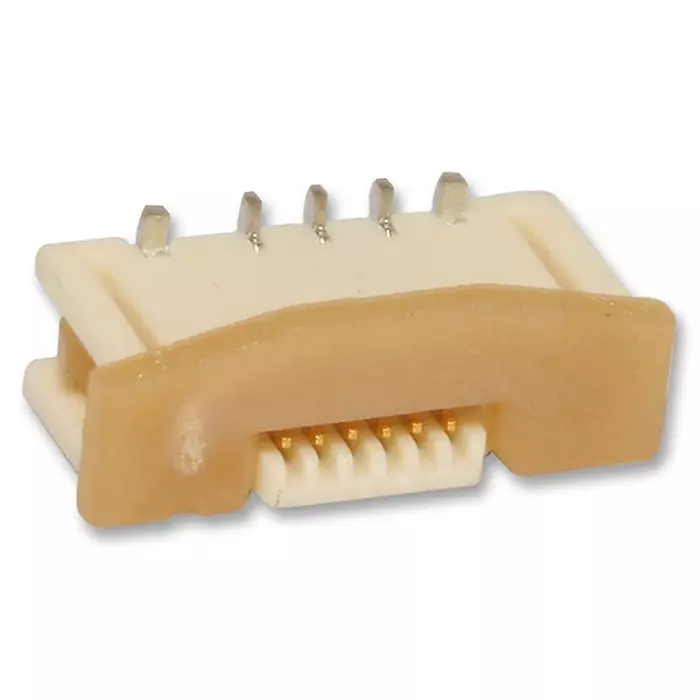 MOLEX FFC / FPC Board Connectors CONNECTOR, FFC/FPC, 6POS, 1ROW, 0.5MM 52559-0652 (Pack of 5)
