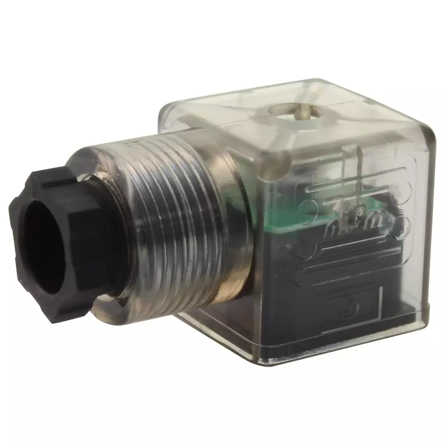 MOLEX Circular DIN Valve Connectors DIN VALVE CONN, RCPT, 2POS, PG9, CABLE 121064-0579