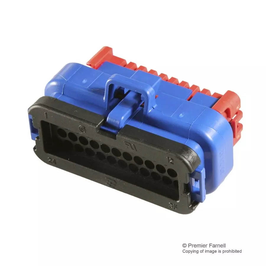 AMP - TE CONNECTIVITY PLUG & SOCKET HOUSING, PLUG, 35 POSITION, PBT, BLUE, 776164-5..