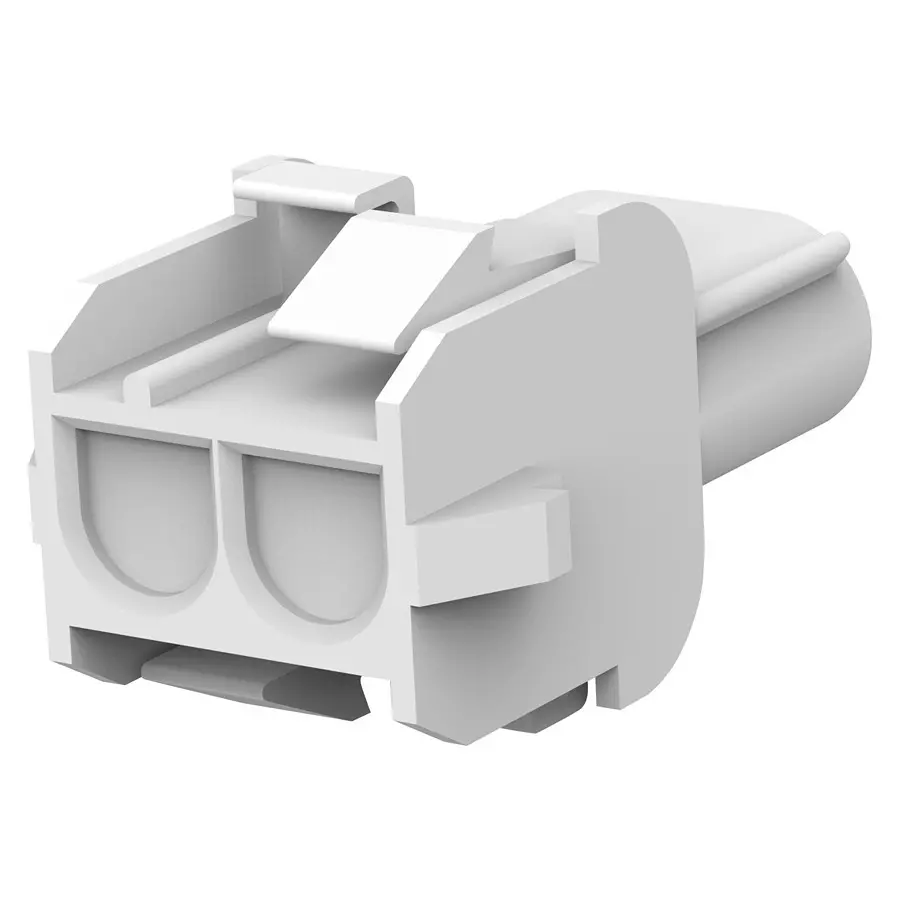 AMP - TE CONNECTIVITY CONNECTOR HOUSING, RCPT, 2POS, 6.35MM, 1-1703062-2 (Pack 10)