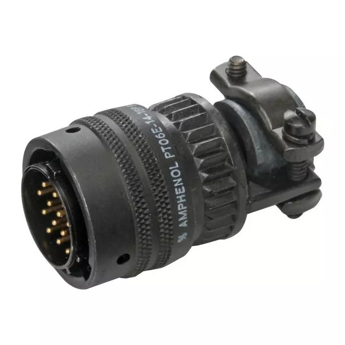 AMPHENOL INDUSTRIAL CIRCULAR CONNECTOR, PLUG, 10-6, CABLE, PT06A-10-6P(470)