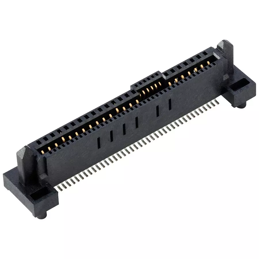 AMPHENOL COMMUNICATIONS SOLUTIONS CARD EDGE CONN, DUAL SIDE, 68POS, SMD, 10120513-002C-TRLF