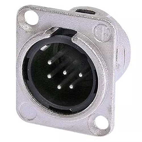 NEUTRIK PLUG, XLR, PANEL, UNIFIED, 6POLE, NC6MD-L-1