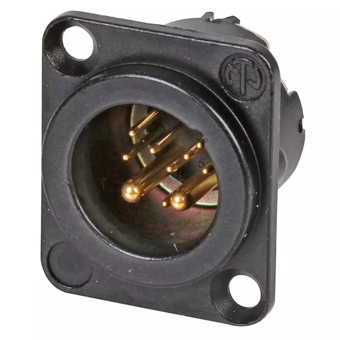 NEUTRIK CONNECTOR, XLR AUDIO, PLUG, 8SIG+2PWR, NC10MD-LX-B