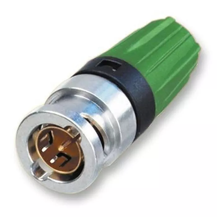 NEUTRIK RF COAXIAL, BNC, STRAIGHT PLUG, 75OHM, NBNC75BFG7