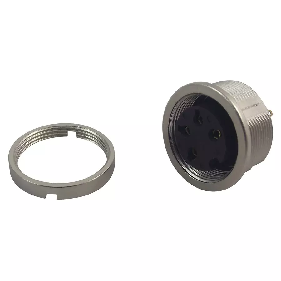 LUMBERG SOCKET, PANEL MOUNT, 4WAY, 0304 04