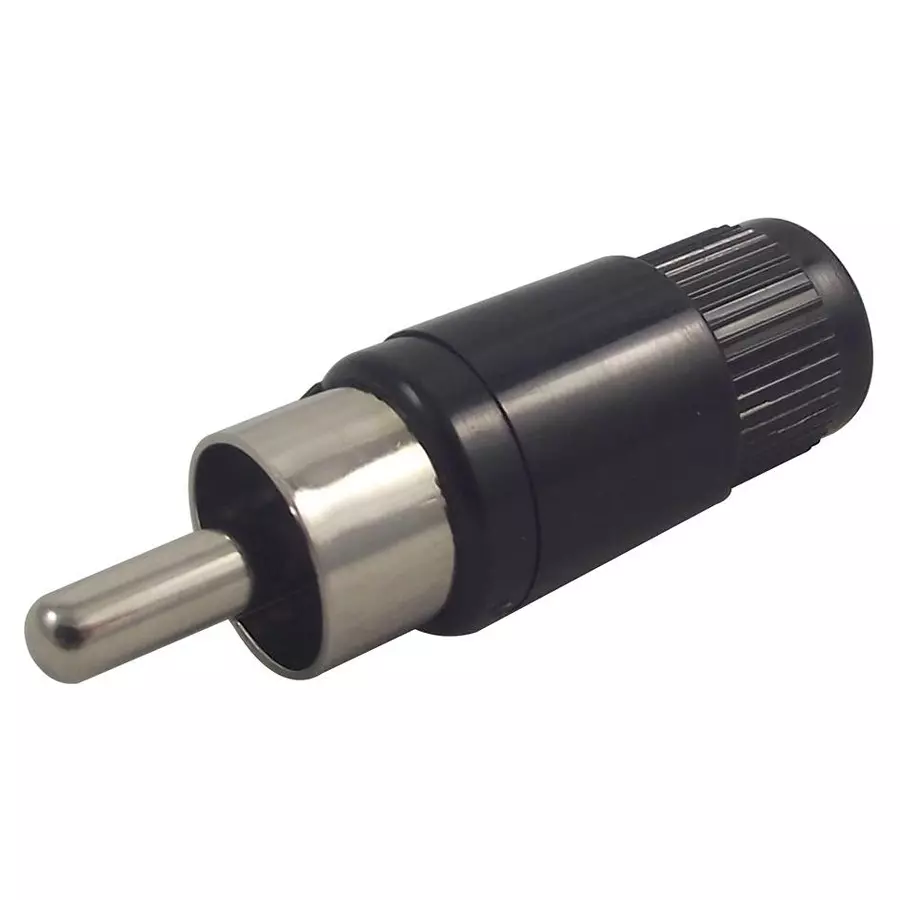 LUMBERG PLUG, PHONO, BLACK, STO 1 S (Pack of 10)