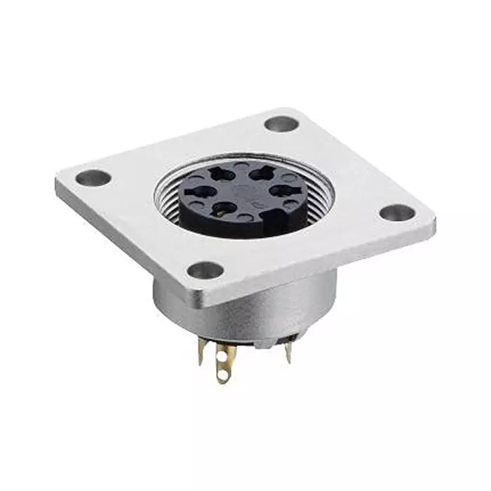 LUMBERG SOCKET, FLANGE CHASSIS, 12 WAY, 0308 12