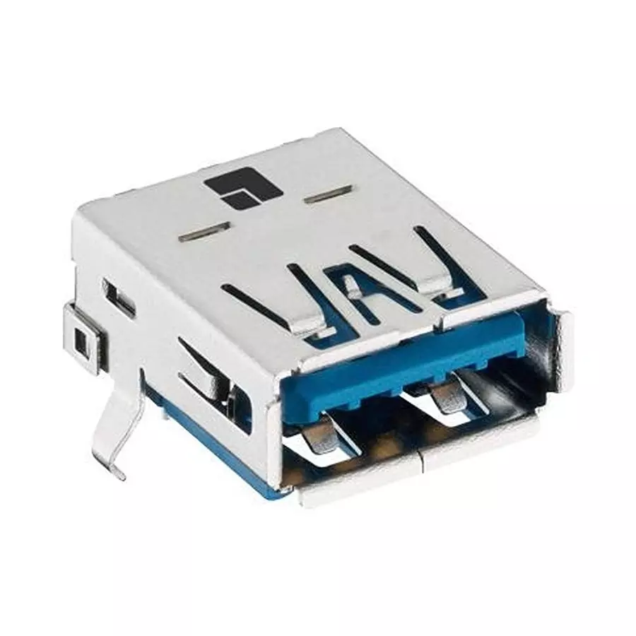 LUMBERG USB CONNECTOR, 3.0 TYPE A, RCPT, 9POS, 2420 01